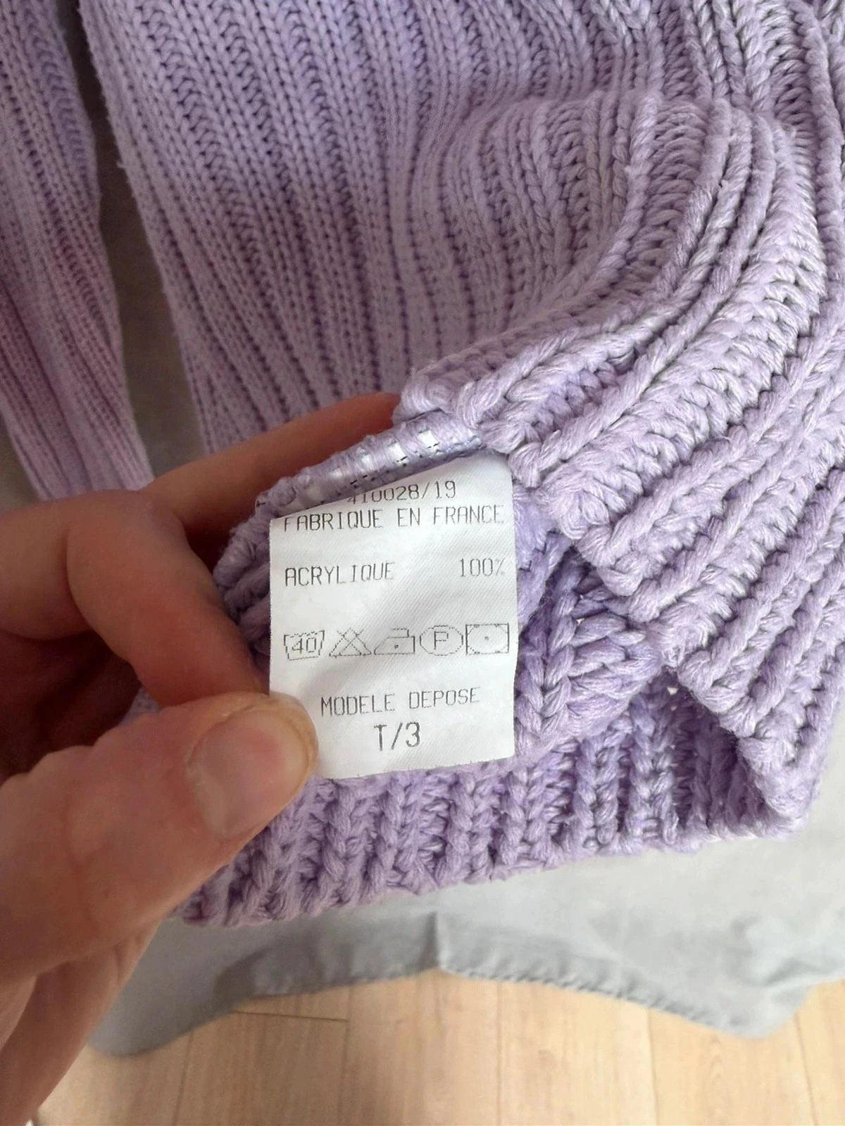 Gros pull violet – photo 3